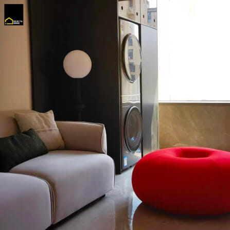 เก้าอี้สตูล RENITA HOME รุ่น DONUT STOOL สีแดง_6